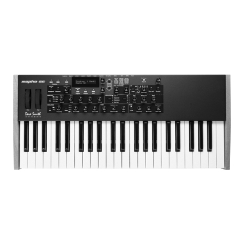 Dave Smith Instruments Mopho SE Operation manual