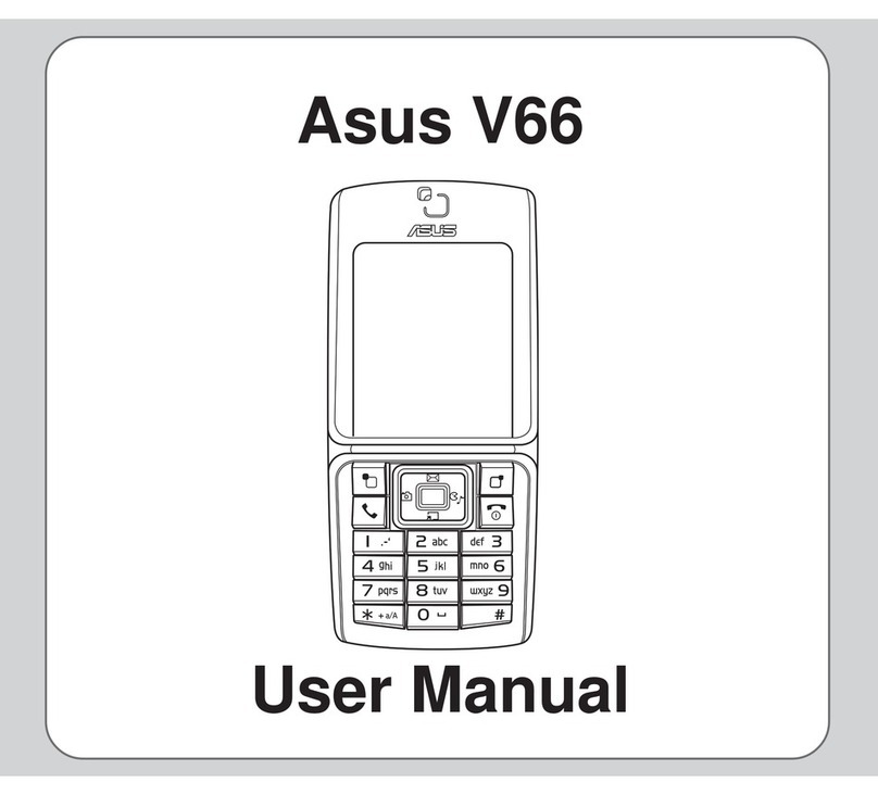 Asus V66 Handset Manager User manual Asus V66 Handset Manager User manual