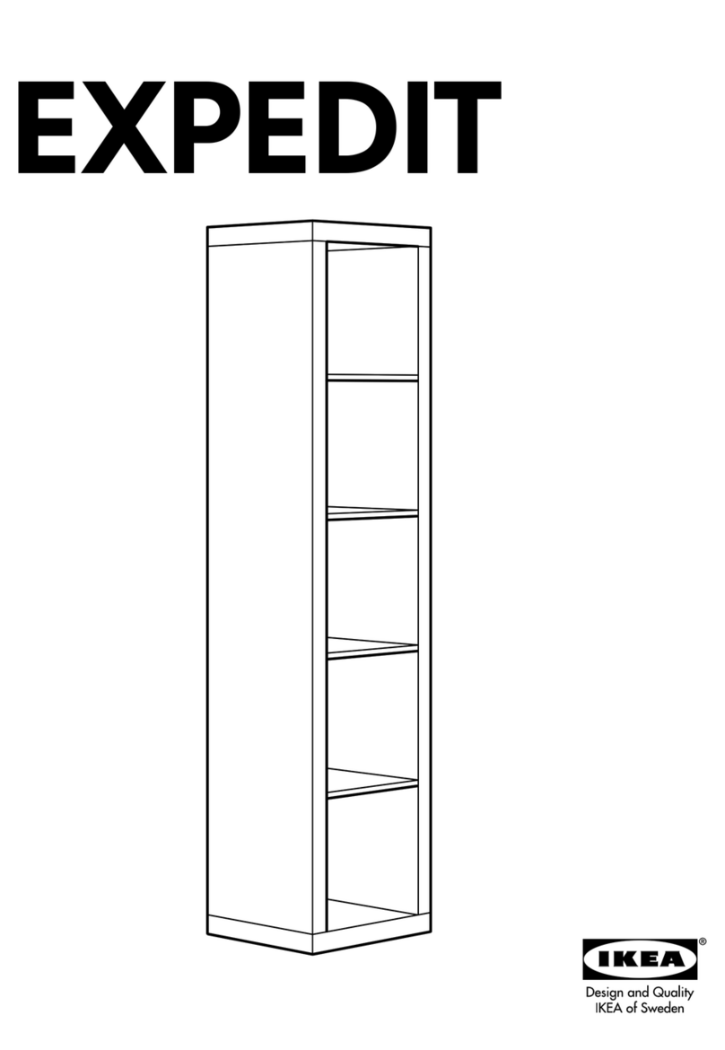 IKEA EXPEDIT SHELF UNIT 17X73" User manual IKEA EXPEDIT SHELF UNIT 17X73" User manual