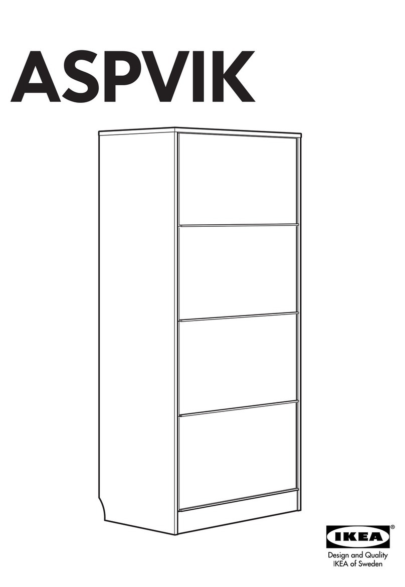 IKEA ASPVIK CABINET 31 1/2X68 7/8" User manual IKEA ASPVIK CABINET 31 1/2X68 7/8" User manual
