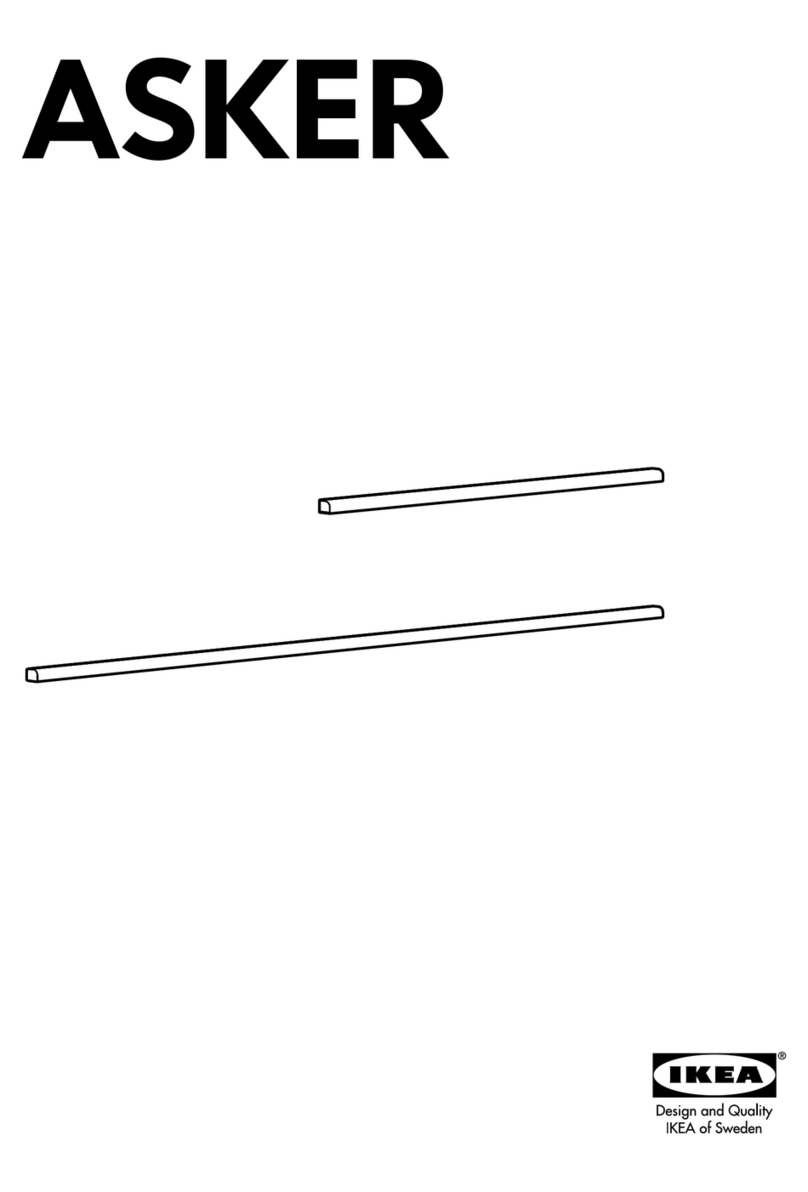 IKEA ASKER SUSPENSION RAIL instructions IKEA ASKER SUSPENSION RAIL instructions