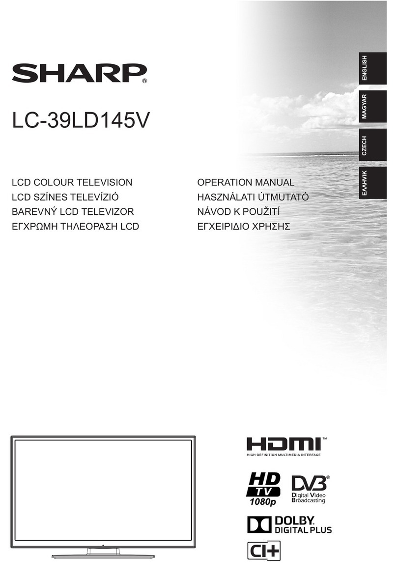 Sharp LC-39LD145V User manual