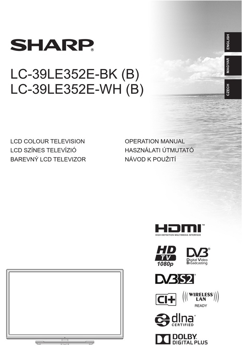 Sharp LC-39LE352E-BK (B) User manual