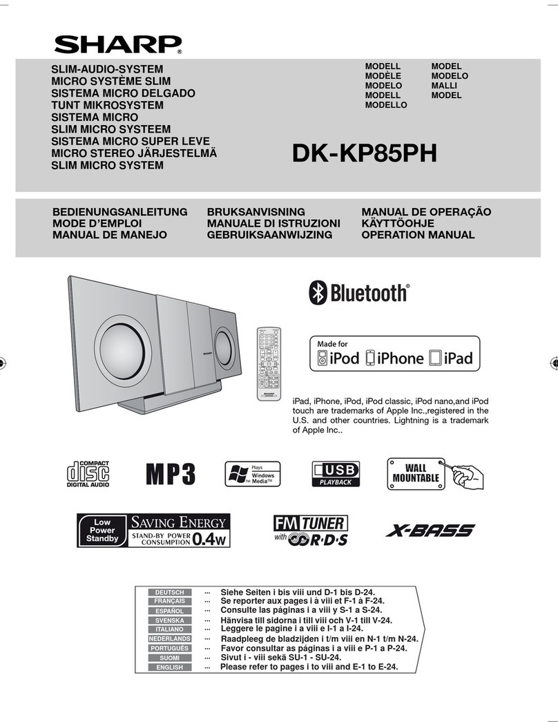 Sharp DK-KP85PH User manual Sharp DK-KP85PH User manual