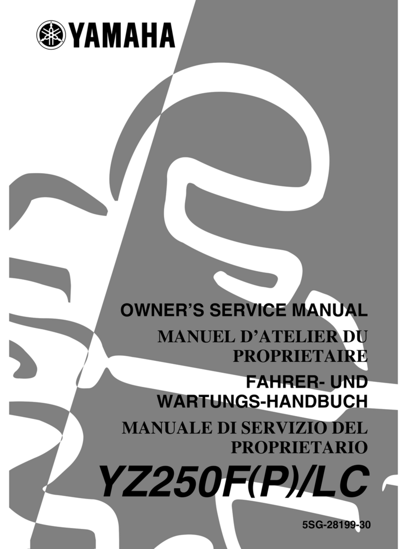 Yamaha YZ250F(P)/LC Application guide