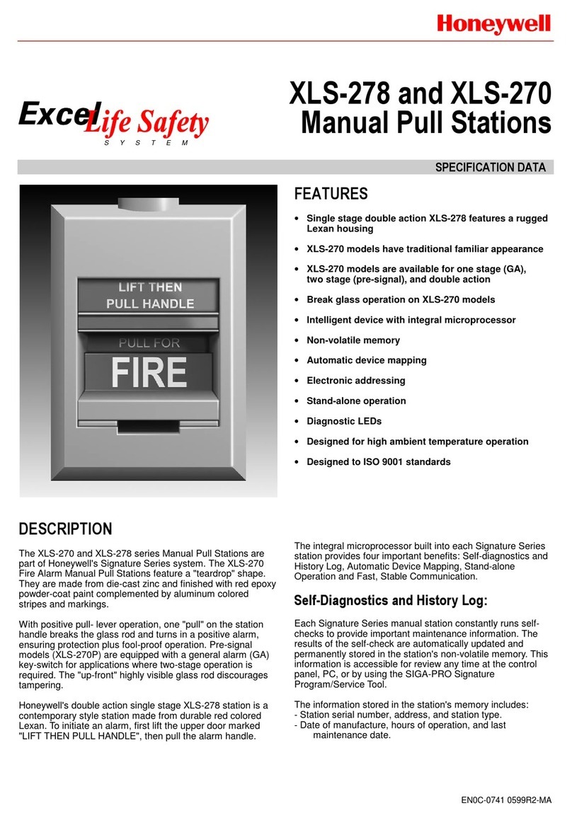 Honeywell XLS-278 User manual Honeywell XLS-278 User manual