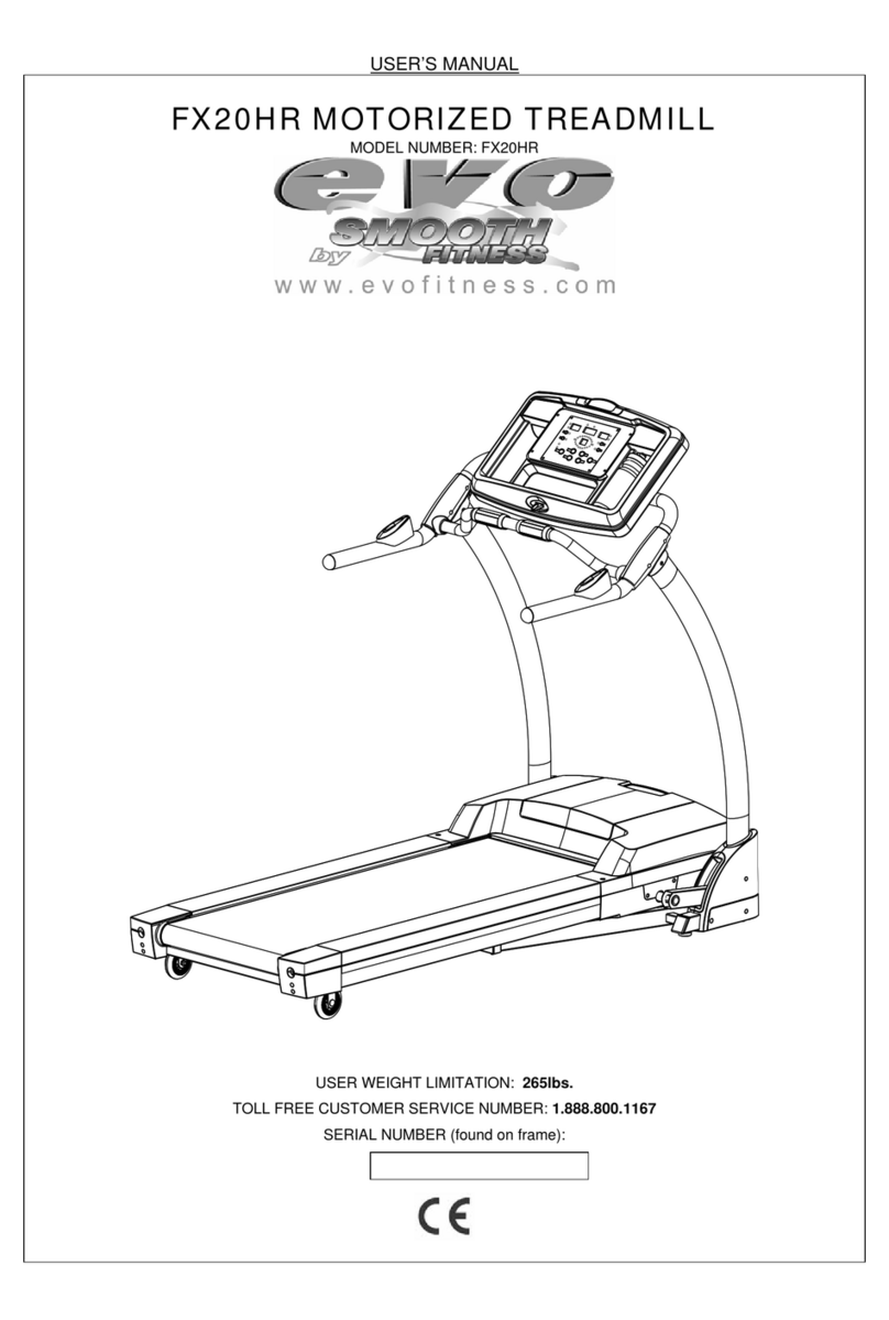 Smooth Fitness FX20HR User manual