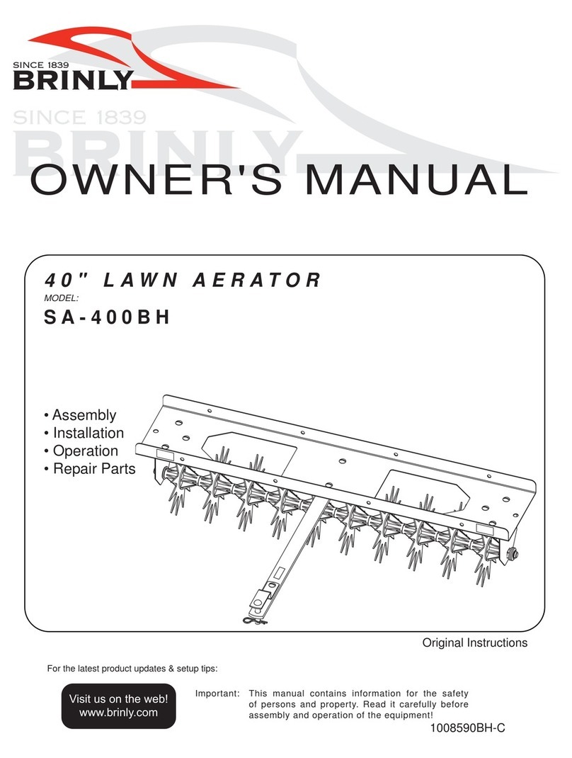 Brinly SA-400BH User manual