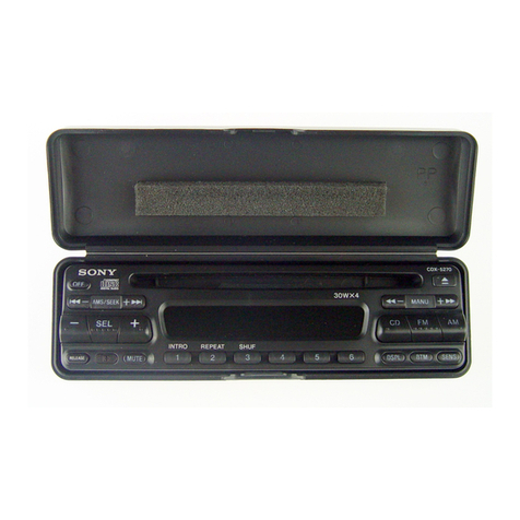 Sony CDX-5070 operating instructions