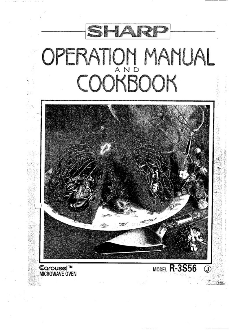 Sharp Carousel R-3S56 Instruction Manual Sharp Carousel R-3S56 Instruction Manual