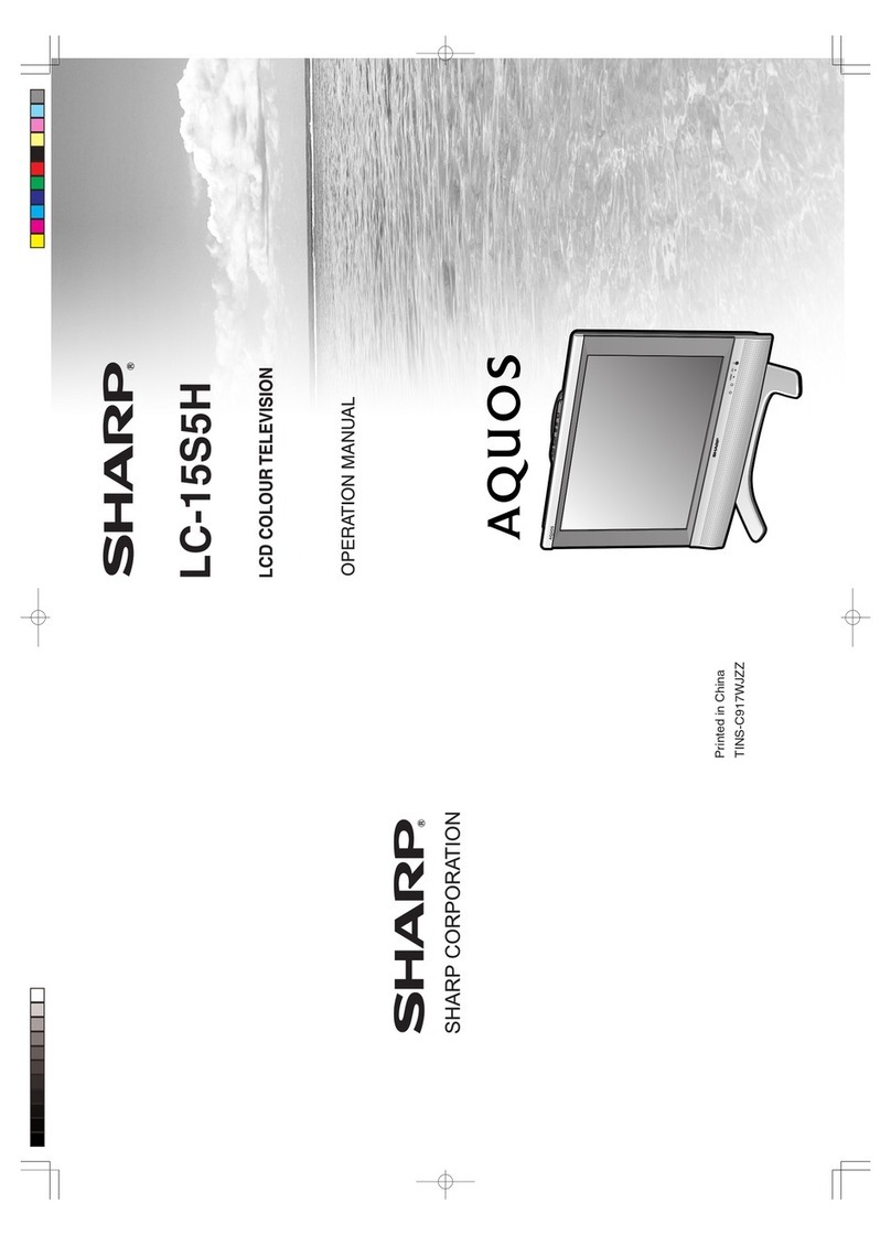 Sharp Aquos LC-15S5H User manual