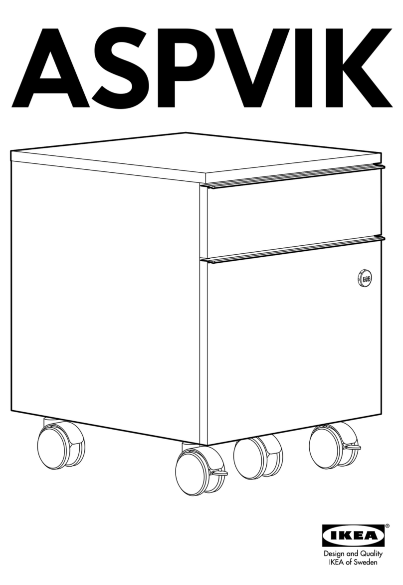IKEA ASPVIK DRAWER UNIT 17" User manual IKEA ASPVIK DRAWER UNIT 17" User manual