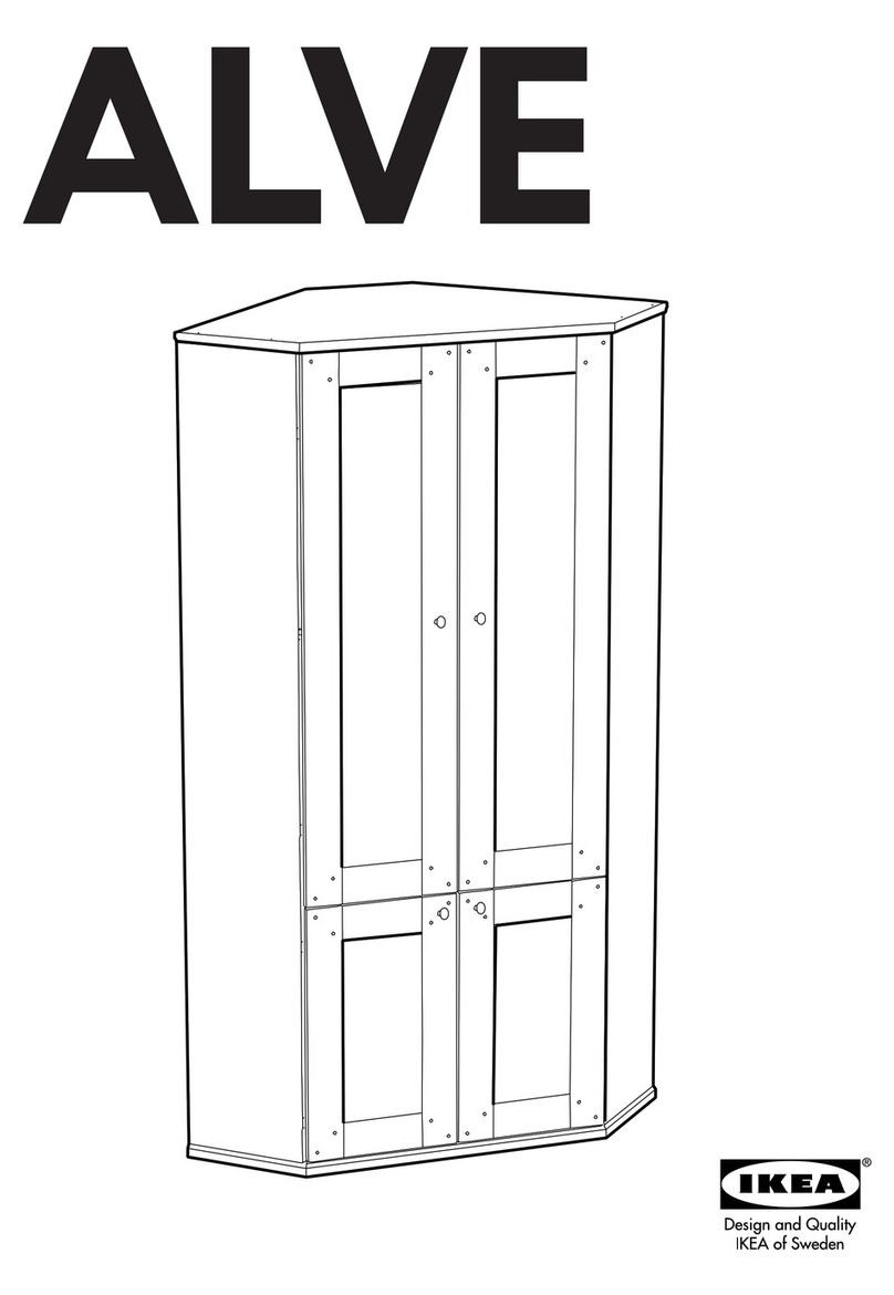 IKEA ALVE CORNER WORKSTATN User manual