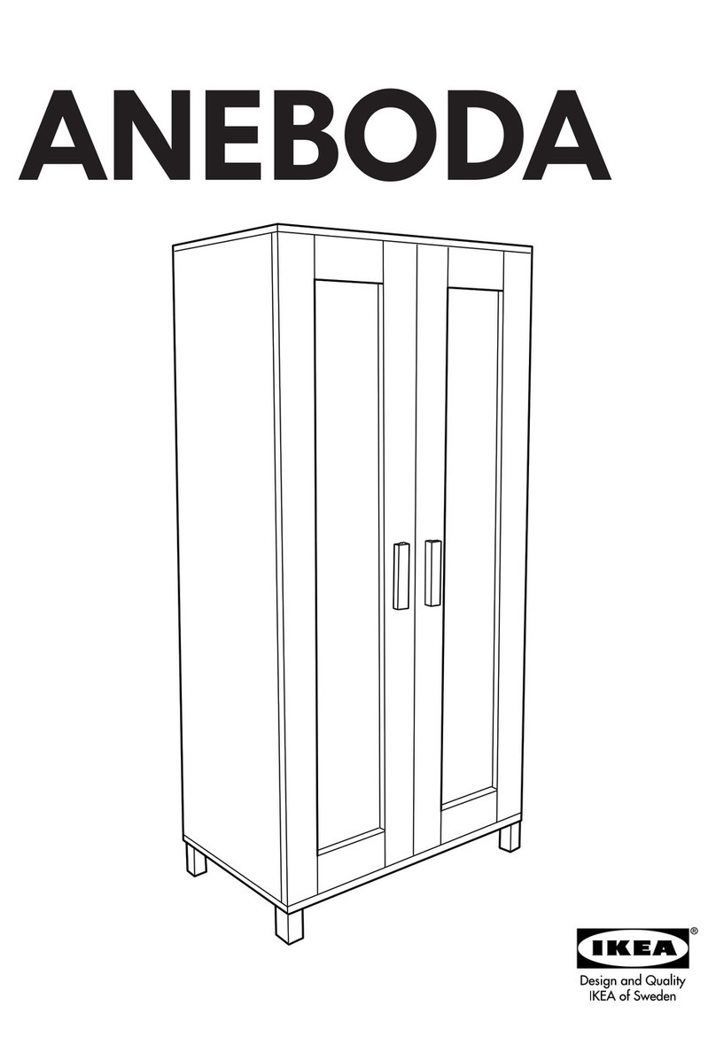 IKEA ANEBODA WARDROBE 31 7/8X70 7/8" User manual IKEA ANEBODA WARDROBE 31 7/8X70 7/8" User manual