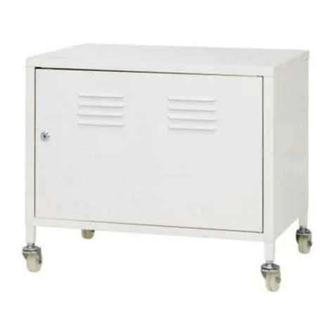 IKEA PS CABINET W/CASTERS 23 5/8X19 5/8" User manual IKEA PS CABINET W/CASTERS 23 5/8X19 5/8" User manual