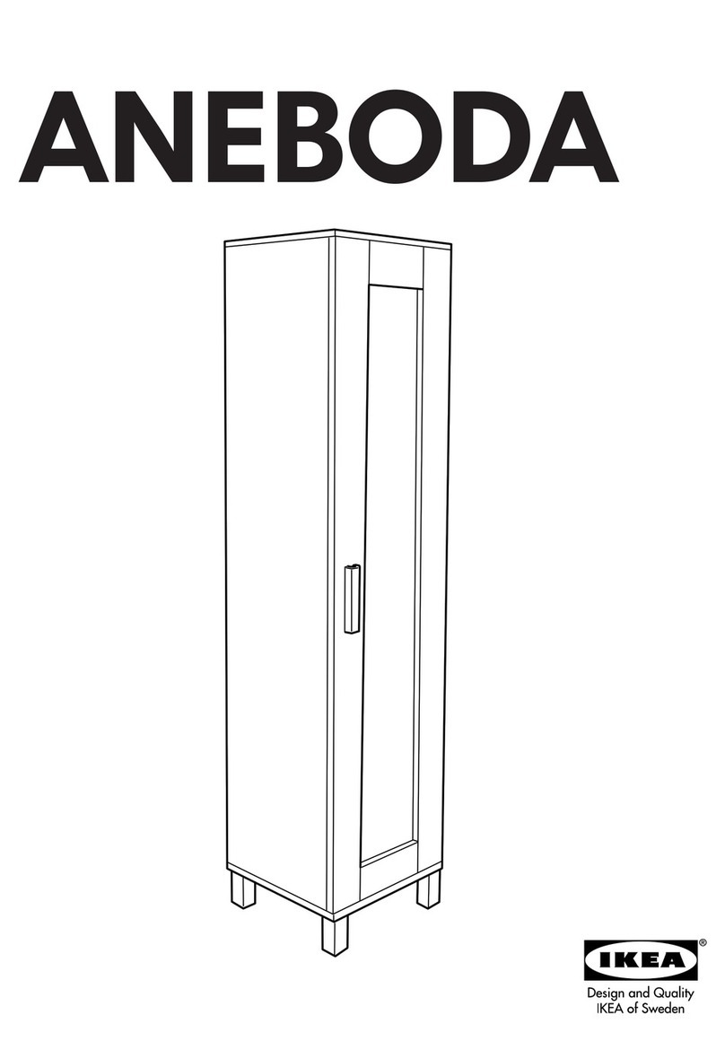 IKEA ANEBODA WARDROBE 15 3/4X70 7/8" instructions IKEA ANEBODA WARDROBE 15 3/4X70 7/8" instructions