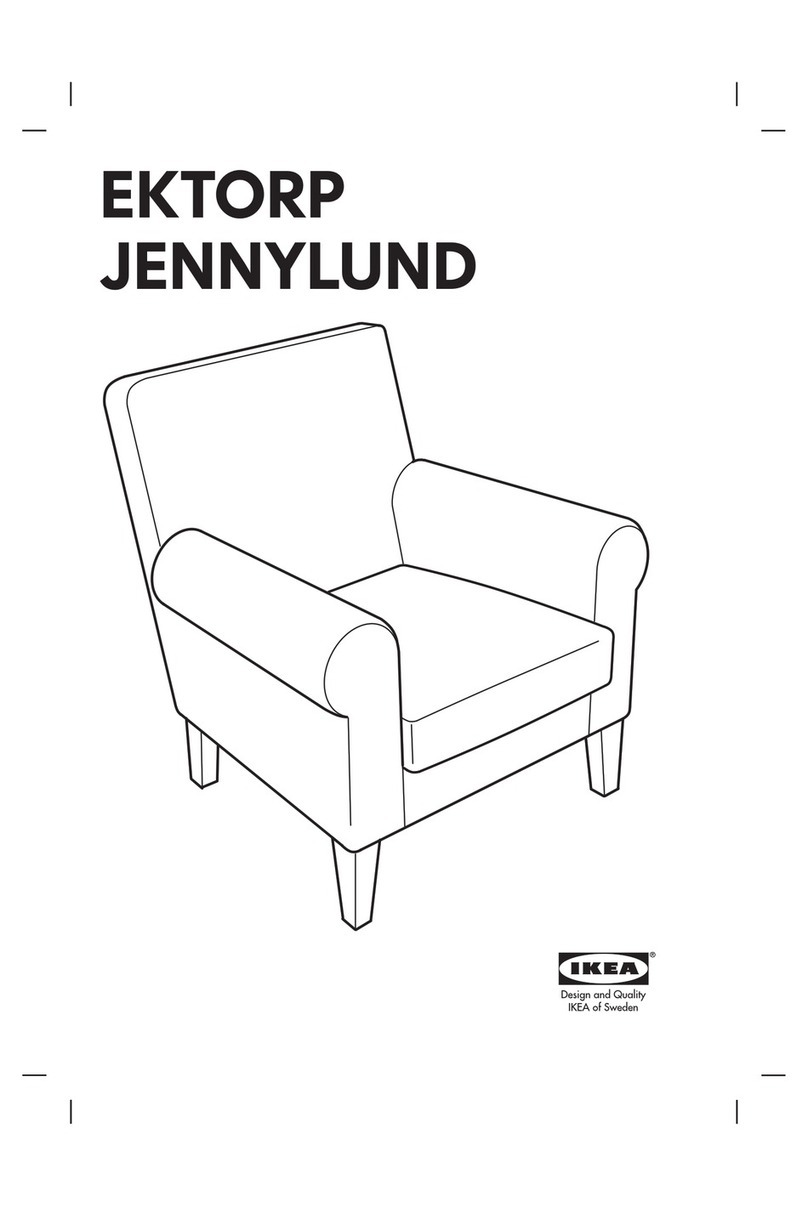 IKEA EKTORP JENNYLUND CHAIR FRAME User manual