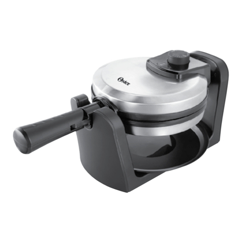 Oster Flip Belgian Waffle Maker User manual