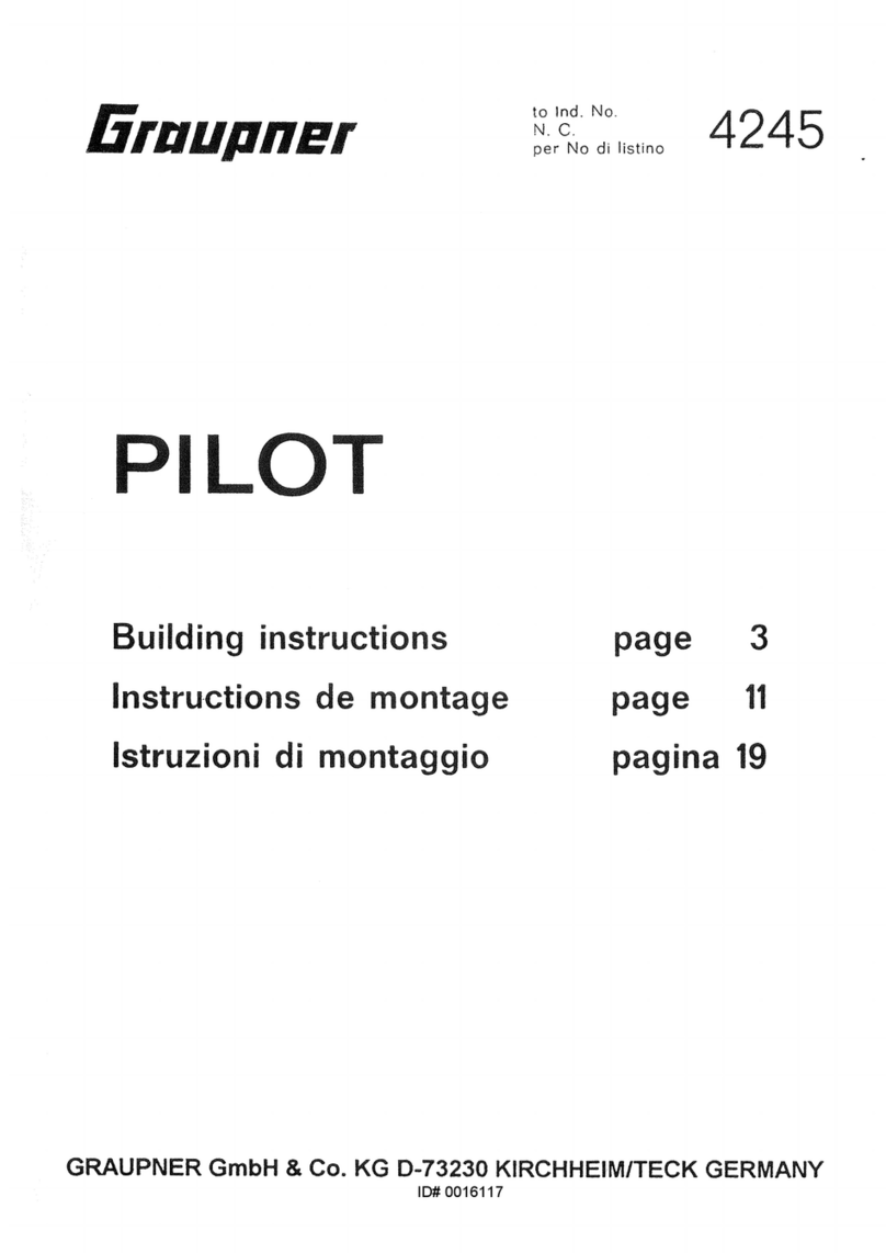 GRAUPNER PILOT Building instructions