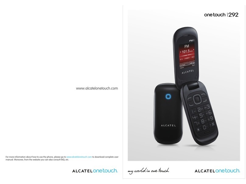 Alcatel ONE TOUCH 292 User manual