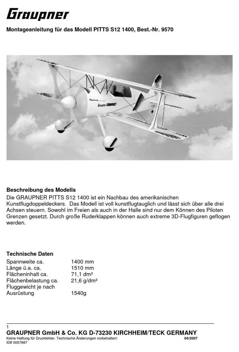 GRAUPNER PITTS S12 Instruction Manual