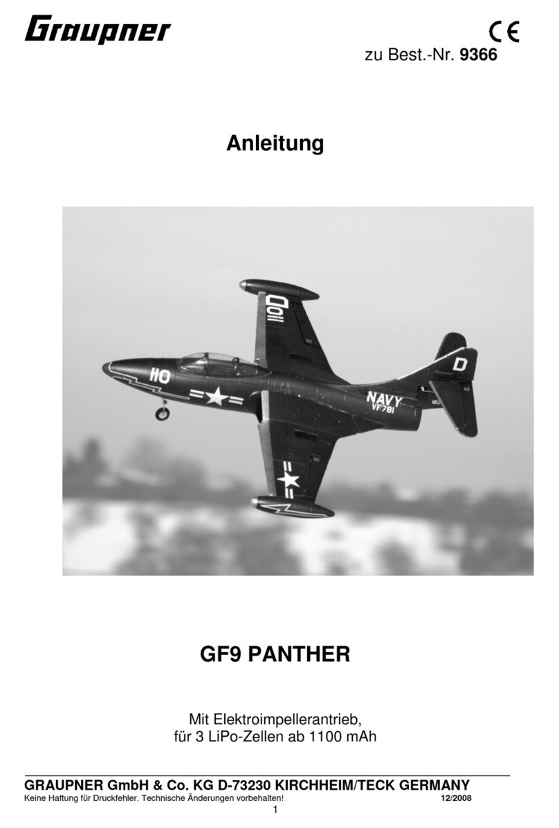 GRAUPNER GF9 PANTHER User manual