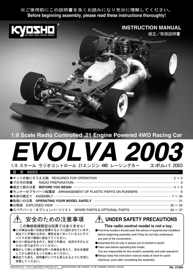 Kyosho EVOLVA 2003 User manual