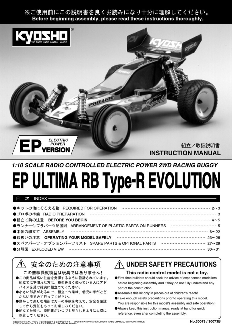 Kyosho EP ULTIMA RB Type-R EVOLUTION instruction manual
