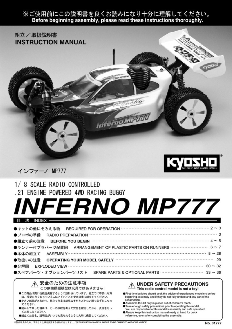Kyosho INFERNO MP777 User manual