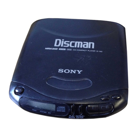 Sony D-140 User manual