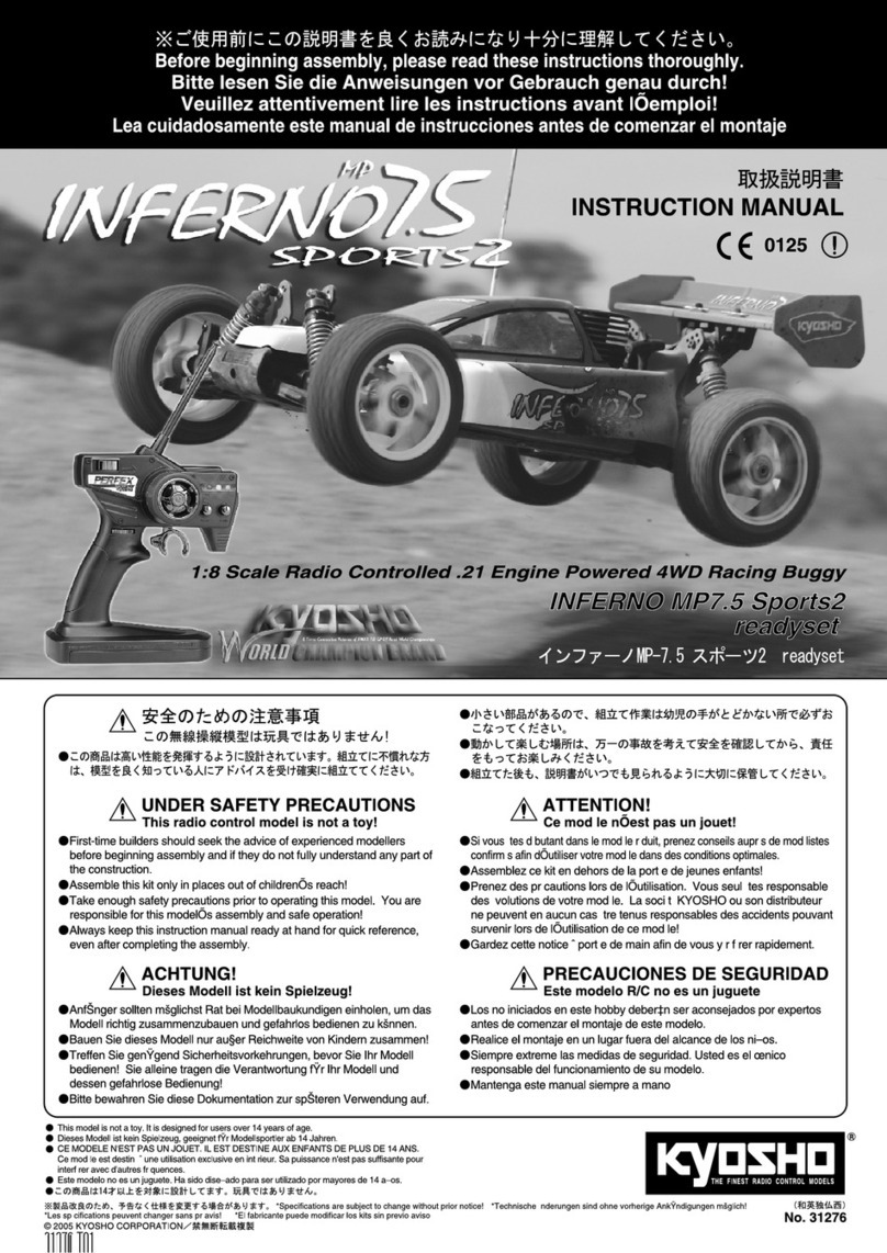 Kyosho INFERNO MP7.5 Sports2 readyset User manual Kyosho INFERNO MP7.5 Sports2 readyset User manual