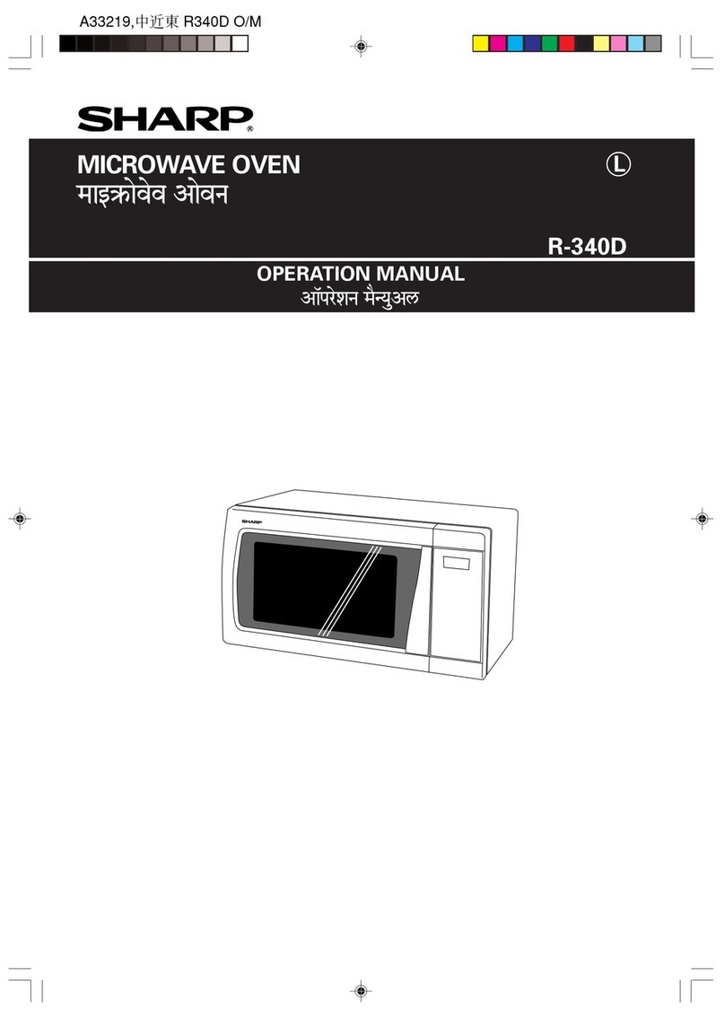 Sharp R-340D Operation manual