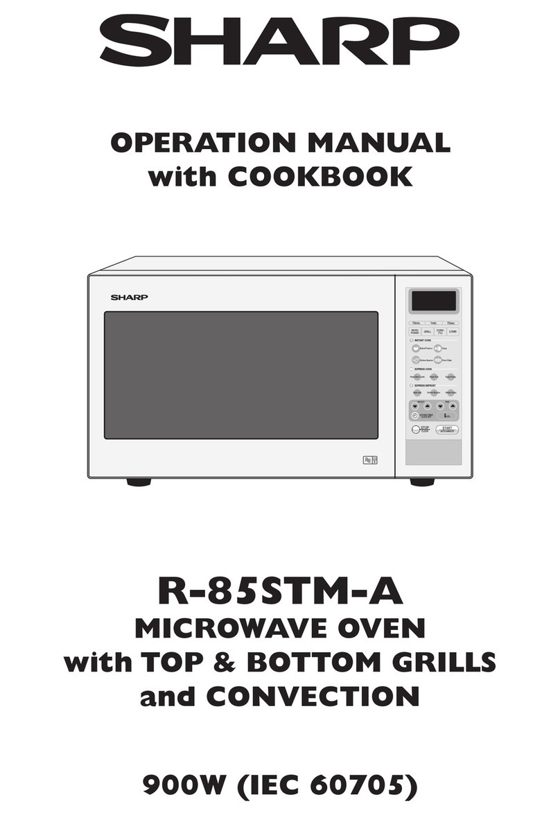 Sharp R-85STM-A User manual