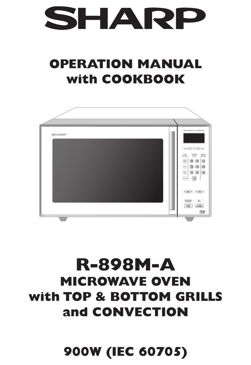 Sharp R-898M-A User manual