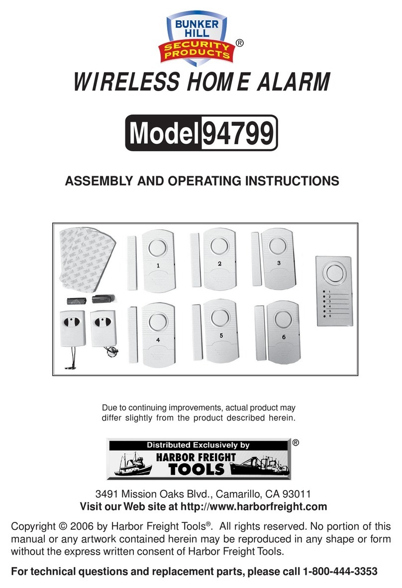 Bunker Hill Security 94799 Assembly and operating instructions
