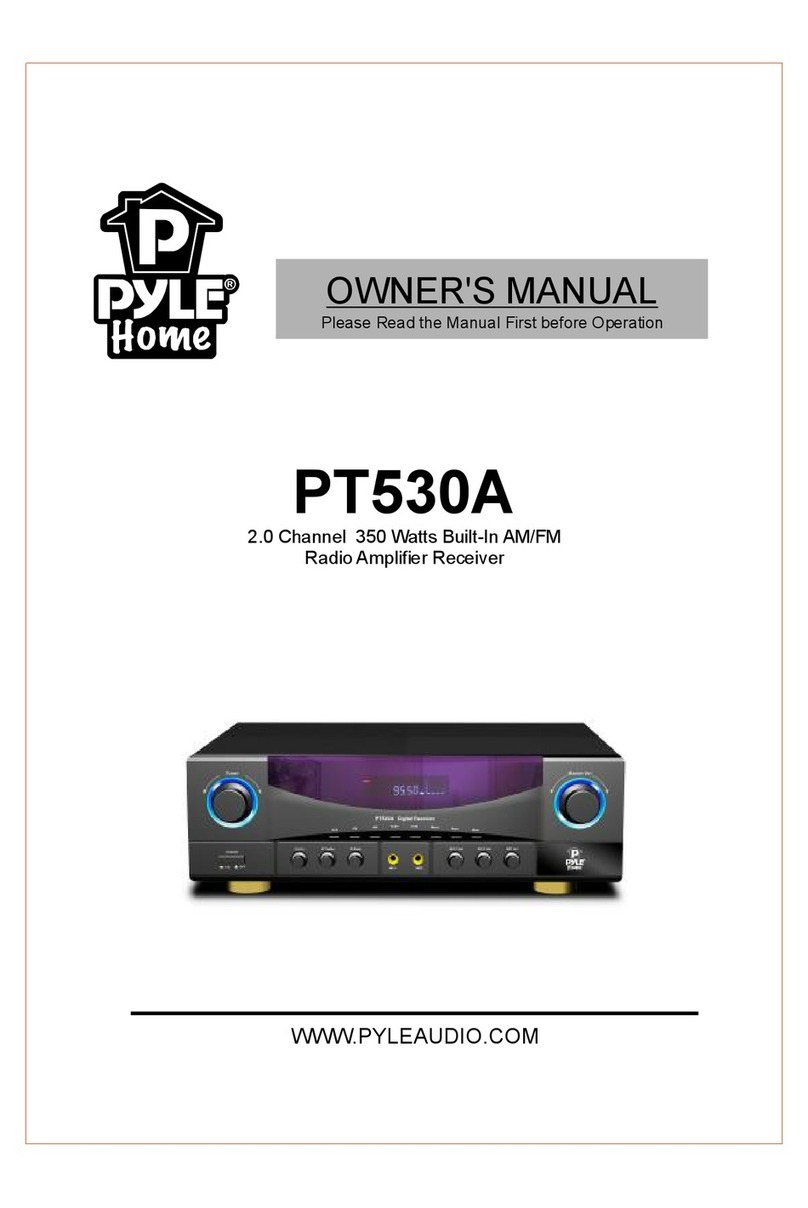 Pyle PT530A owner's manual