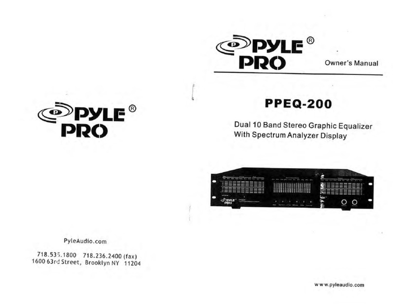 Pyle Pro PPEQ200 manual