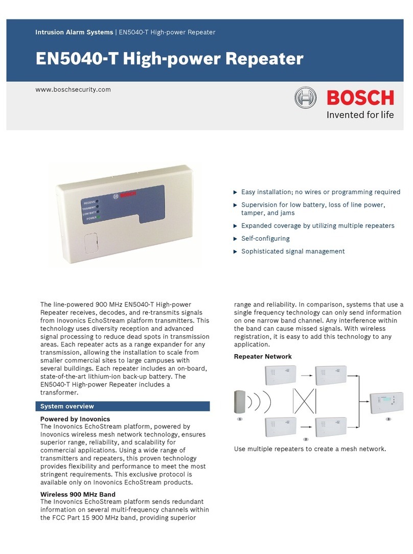 Bosch EN5040-T Installation
