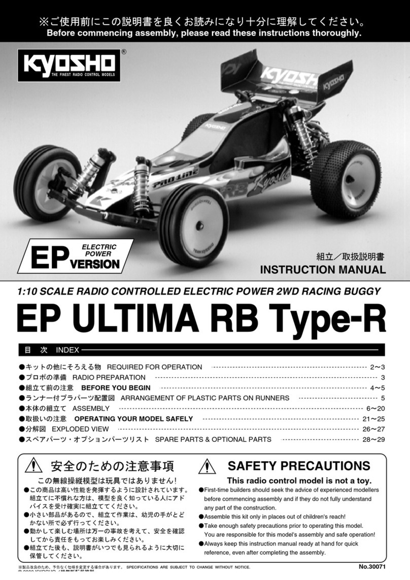 Kyosho EP ULTIMA RB Type-R User manual