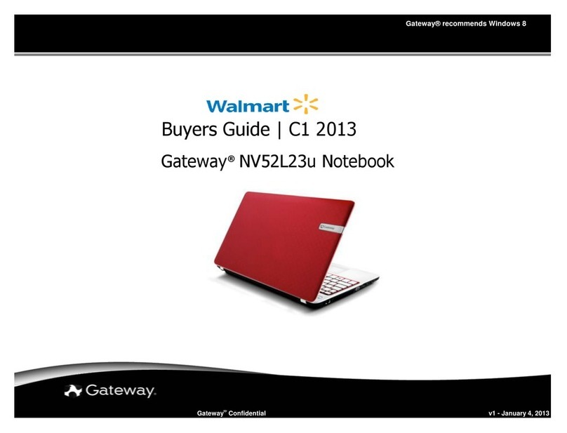 Gateway NV52L23U User manual