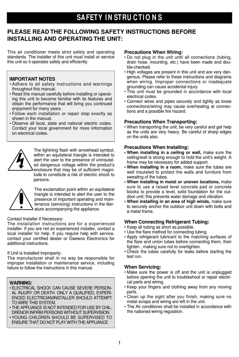 Daewoo DSB-182L User manual