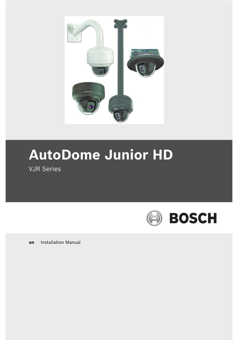 Bosch VJR SERIES User manual