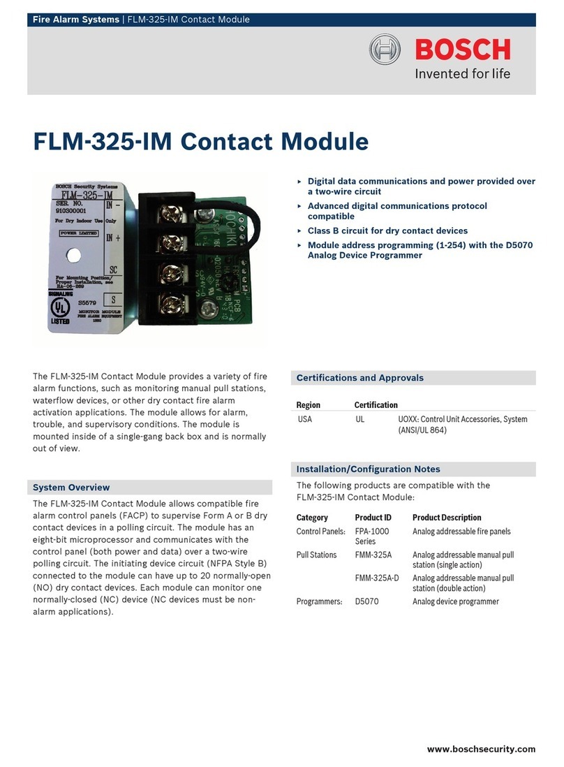 Bosch Bosch Appliances Smoke Alarm FLM325IM Modular device Bosch Bosch Appliances Smoke Alarm FLM325IM Modular device