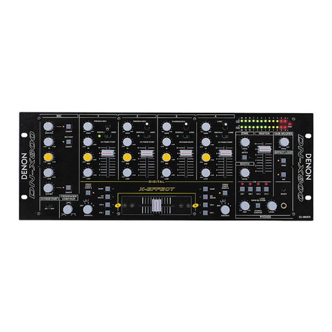 Denon DN-X800 operating instructions