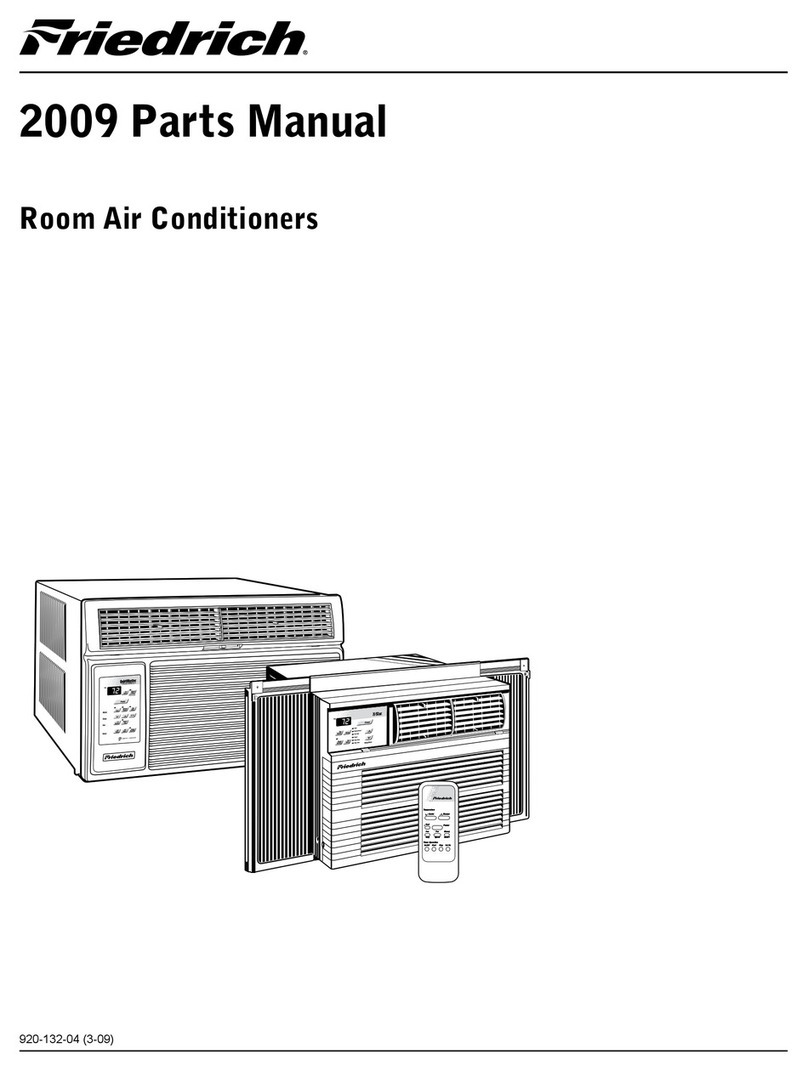 Friedrich Room Air Conditioners User manual