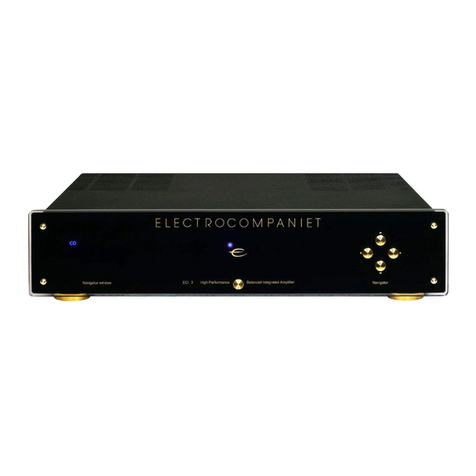 ELECTROCOMPANIET ECI3 owner's manual