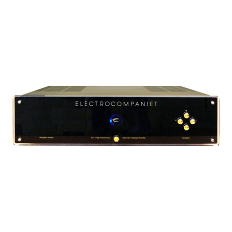 ELECTROCOMPANIET ECI4 owner's manual