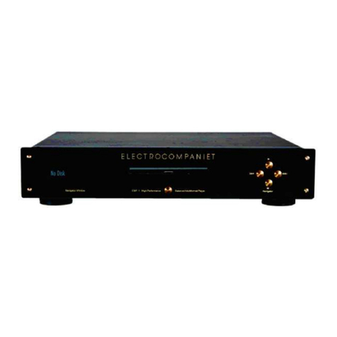 ELECTROCOMPANIET ECC-1 User manual