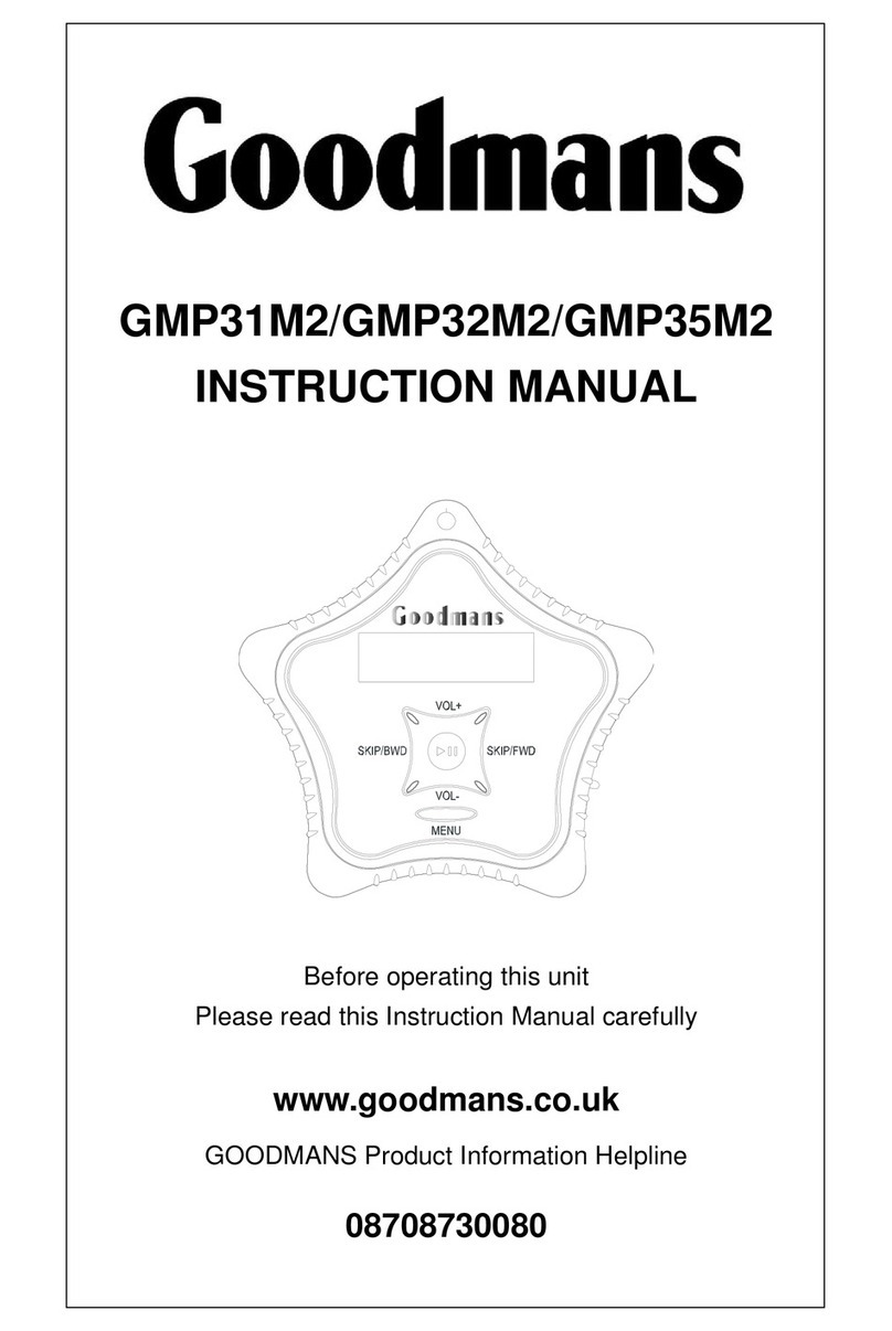 Goodmans GMP31M2 instruction manual
