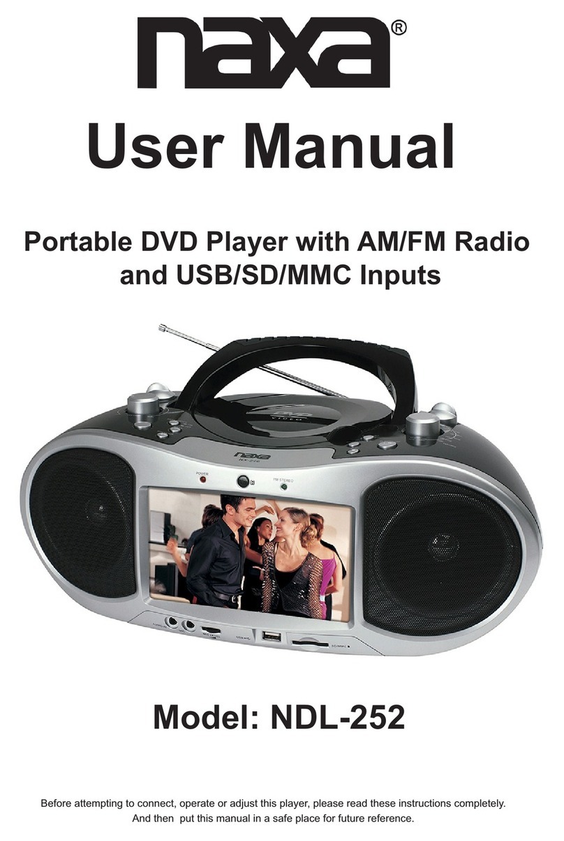 Naxa NDL-252 user manual